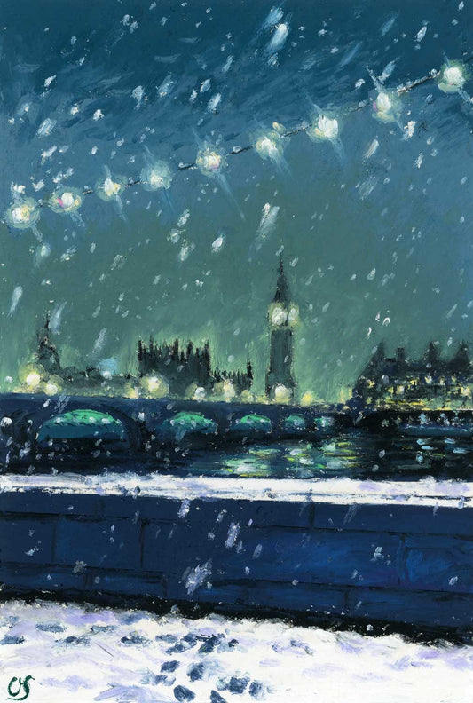 London’s frosty glow
