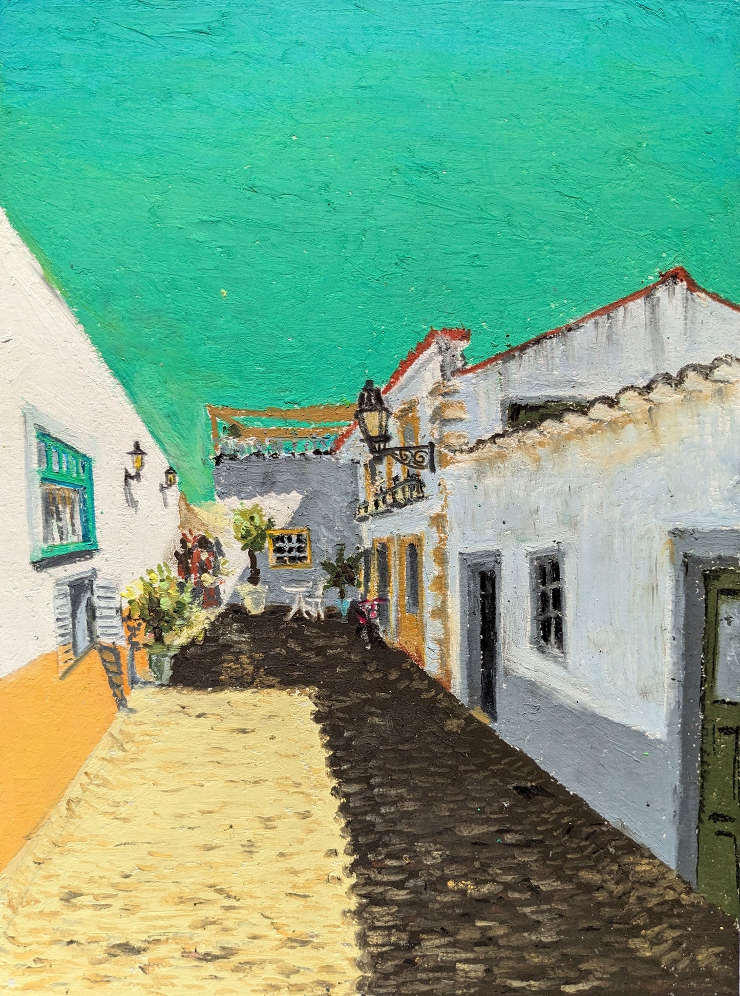 Through the streets of Portugal, original artwork, unframed